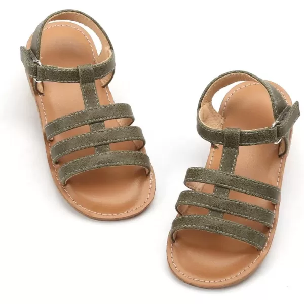 THEE BRON Girls Comfort Sandals Kids Shoes Sandals Filles SandalesAa352green