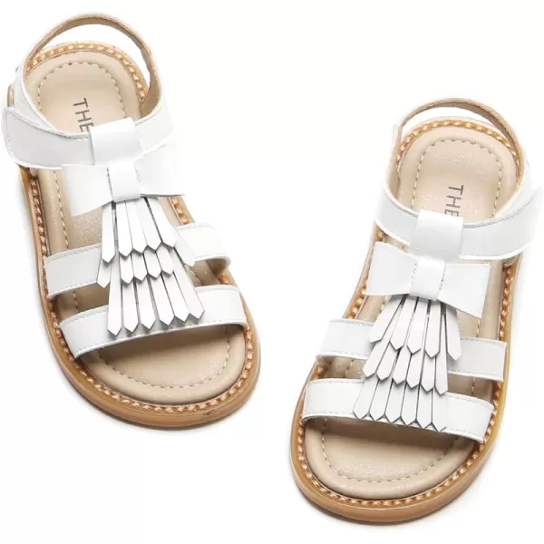 THEE BRON Girls Comfort Sandals Kids Shoes Sandals Filles SandalesTb2108white