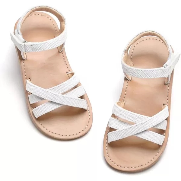THEE BRON Girls Comfort Sandals Kids Shoes Sandals Filles SandalesTb2202white