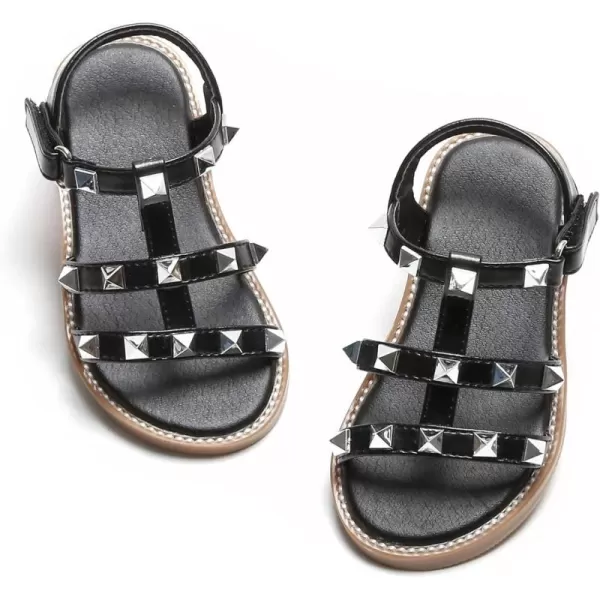 THEE BRON Girls Comfort Sandals Kids Shoes Sandals Filles SandalesTb2208black
