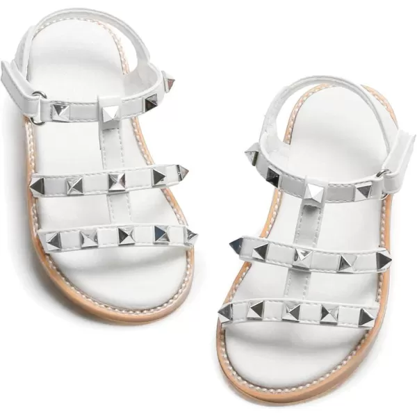 THEE BRON Girls Comfort Sandals Kids Shoes Sandals Filles SandalesTb2208white