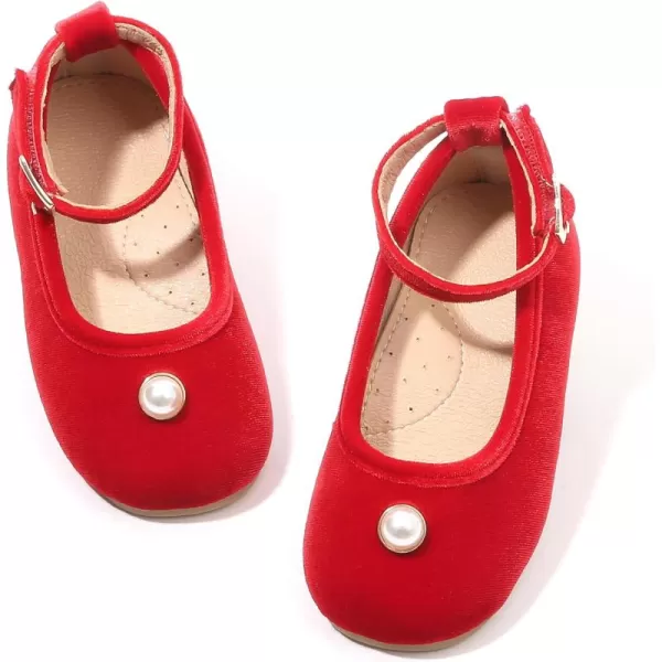 THEE BRON Girls Princess Dress Shoes for Little Girls Zapatos de PrincesaAf334red
