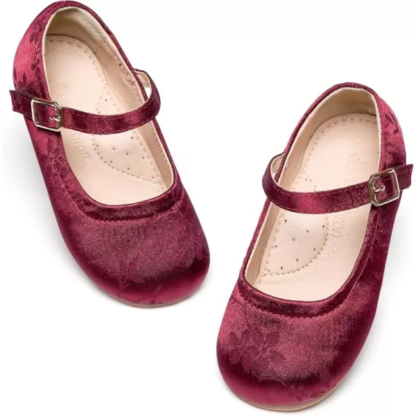 THEE BRON Girls Princess Dress Shoes for Little Girls Zapatos de PrincesaAf462red