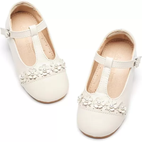 THEE BRON Girls Princess Dress Shoes for Little Girls Zapatos de PrincesaAf474apricot