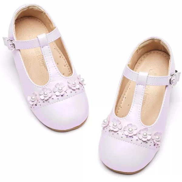 THEE BRON Girls Princess Dress Shoes for Little Girls Zapatos de PrincesaAf474purple