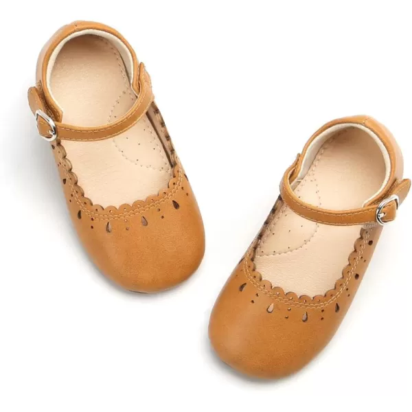 THEE BRON Girls Princess Dress Shoes for Little Girls Zapatos de PrincesaAg215yellow