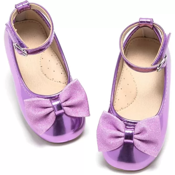 THEE BRON Girls Princess Dress Shoes for Little Girls Zapatos de PrincesaAg272purple