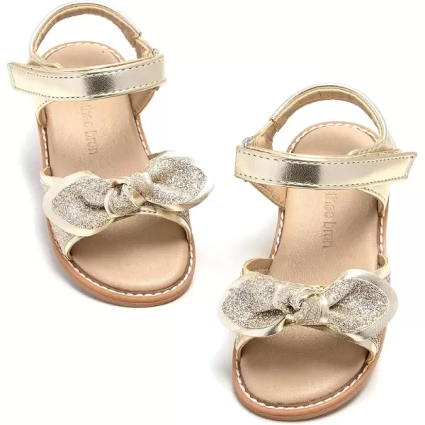 THEE BRON Girls Sandals Toddler Summer Dress ShoesAa386gold