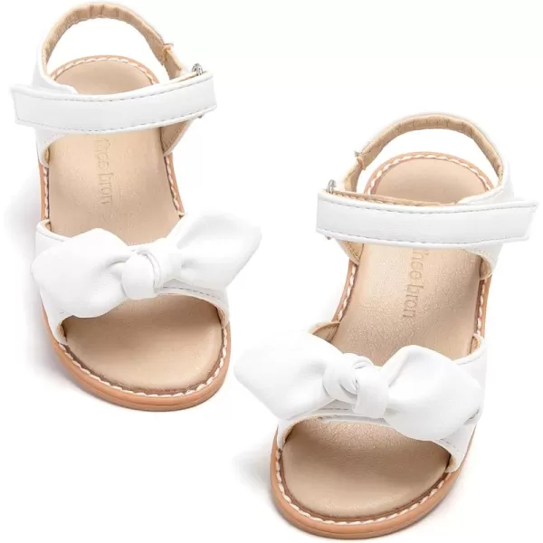 THEE BRON Girls Sandals Toddler Summer Dress ShoesAa386white