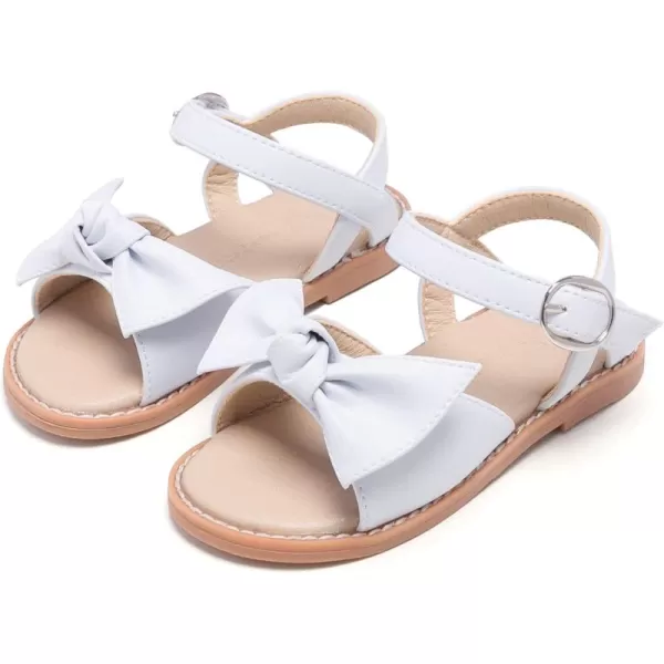 THEE BRON Girls Sandals Toddler Summer Dress ShoesAa398white