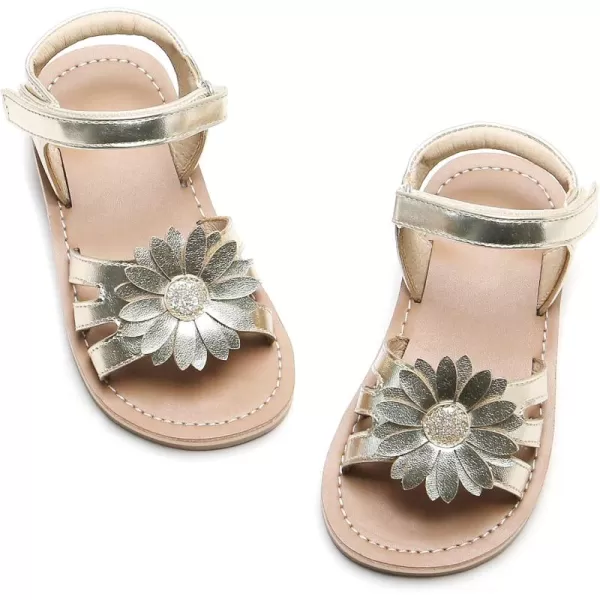 THEE BRON Girls Sandals Toddler Summer Dress ShoesTb2104gold