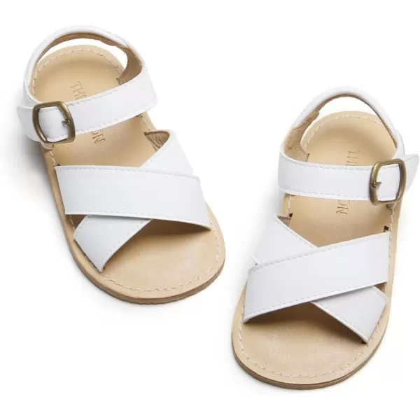 THEE BRON Girls Sandals Toddler Summer Dress ShoesTb2110white