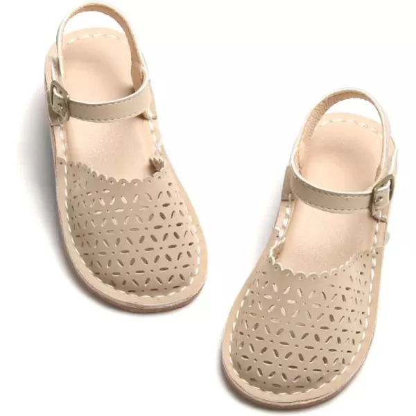 THEE BRON Girls Sandals Toddler Summer Dress ShoesTb2240beige