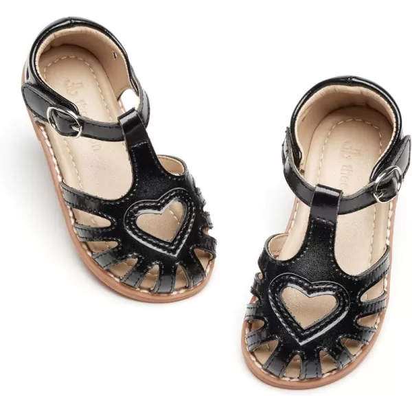 THEE BRON Girls Sandals Toddler Summer Dress ShoesTb508black