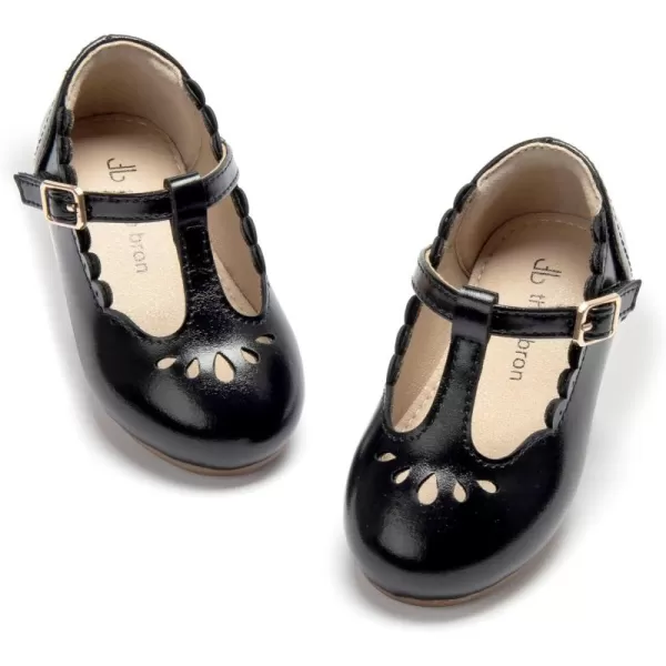 THEE BRON Girls TStrap Flats ToddlerLittle Kid Ballet Mary Jane Party Dress ShoesAg227black
