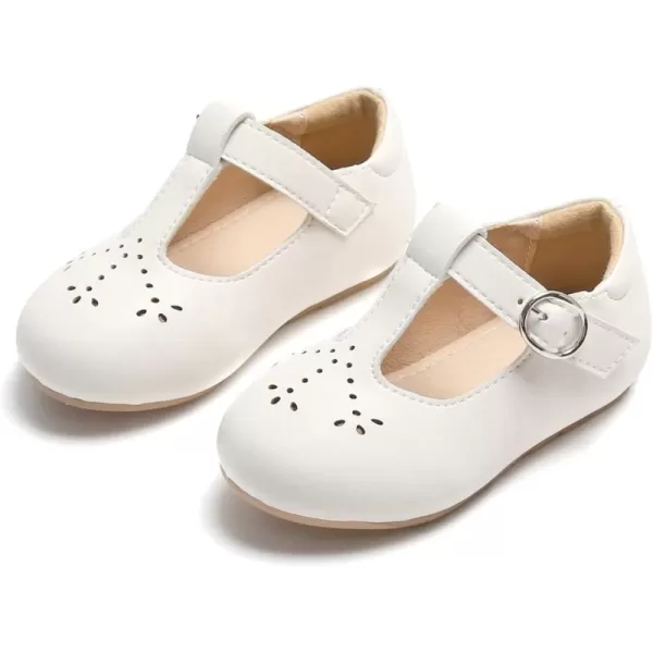 THEE BRON Girls TStrap Flats ToddlerLittle Kid Ballet Mary Jane Party Dress ShoesAg252beige