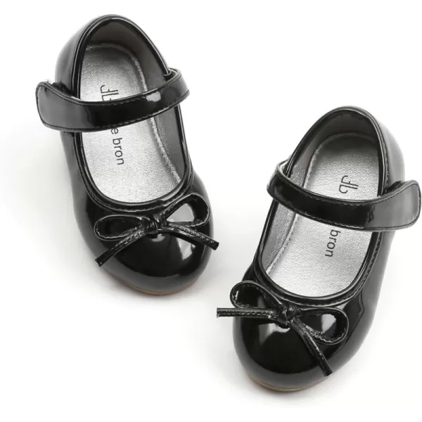THEE BRON Girls ToddlerLittle Kid Ballet Mary Jane Flat Dress ShoesAf408black