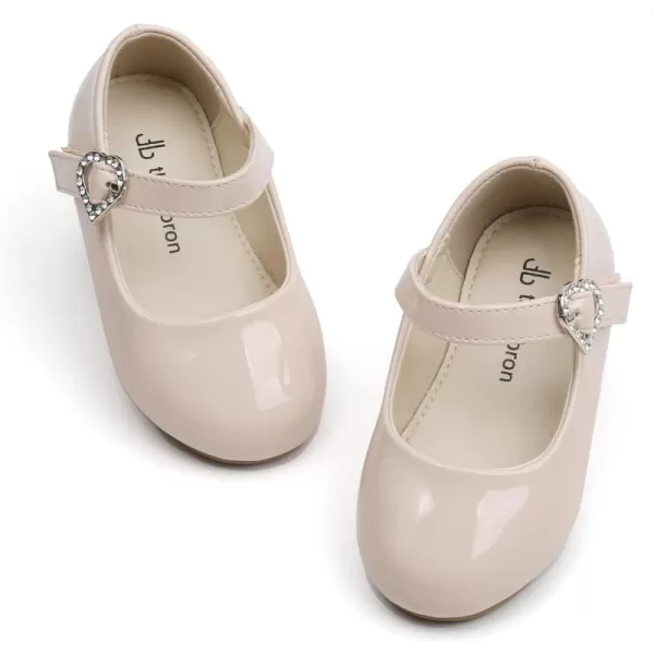 THEE BRON Girls ToddlerLittle Kid Ballet Mary Jane Flat Dress ShoesAf416apricot