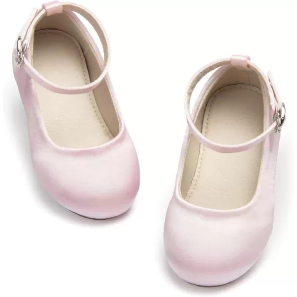 THEE BRON Girls ToddlerLittle Kid Ballet Mary Jane Flat Dress ShoesAf464pink
