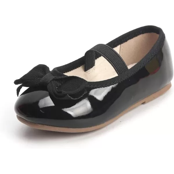 THEE BRON Girls ToddlerLittle Kid Ballet Mary Jane Flat Dress ShoesG02 Black