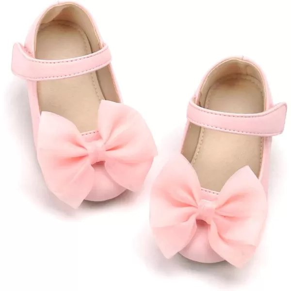 THEE BRON Girls ToddlerLittle Kid Ballet Mary Jane Flat Dress ShoesG06 Pink