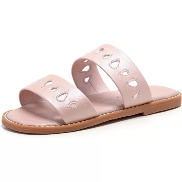 THEE BRON Princess Dress Slippers Slides Sandals for Little GirlsAa370pink