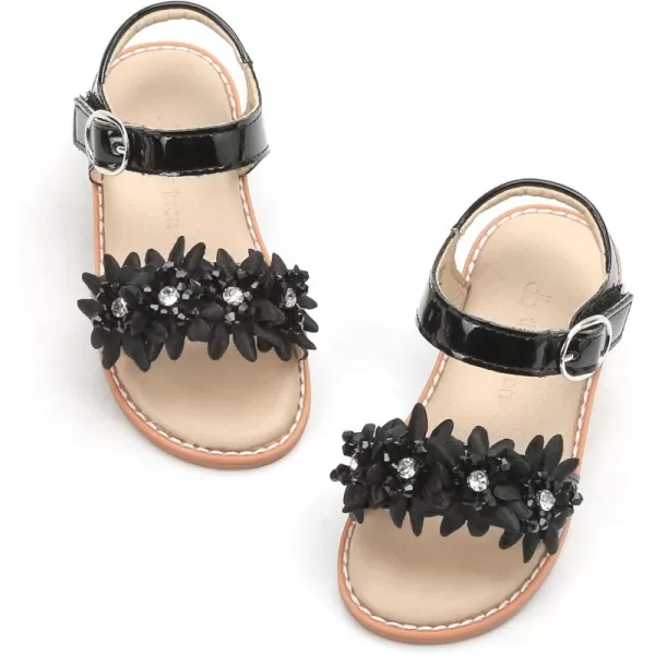 THEE BRON Sandals for Girls Sandalias de NiaTb2218black