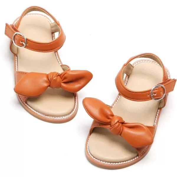 THEE BRON Toddler Girl Dress Sandals Sandalias para Nias503brown