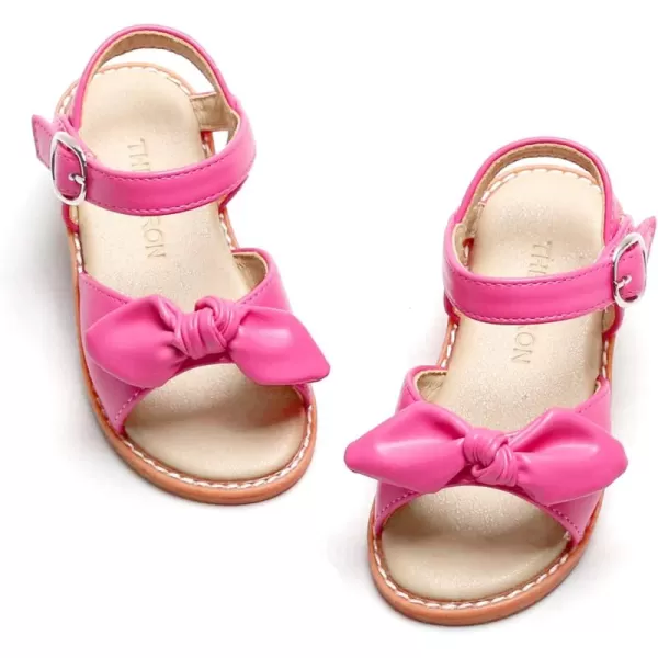 THEE BRON Toddler Girl Dress Sandals Sandalias para Nias503pink