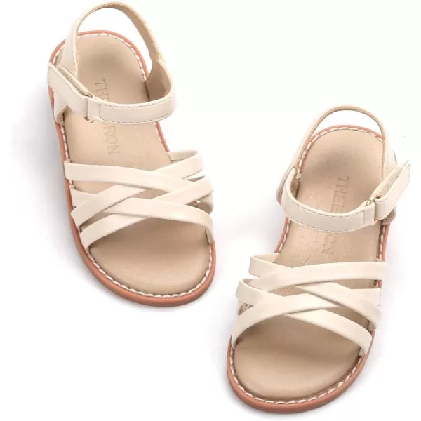 THEE BRON Toddler Girl Dress Sandals Sandalias para NiasAa304beige