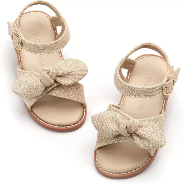 THEE BRON Toddler Girl Dress Sandals Sandalias para NiasAa332champagne