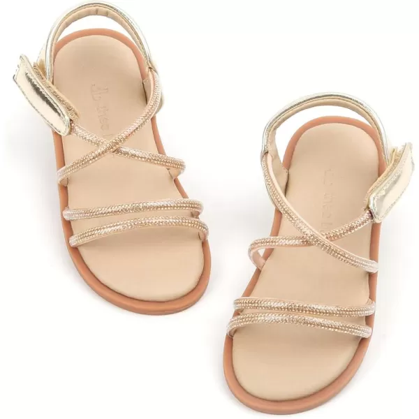 THEE BRON Toddler Girl Dress Sandals Sandalias para NiasAa392gold