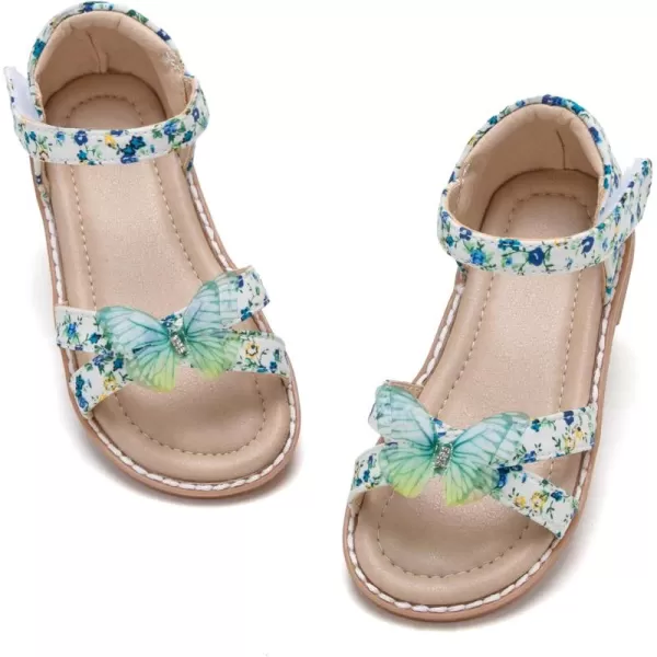 THEE BRON Toddler Girl Dress Sandals Sandalias para NiasAa414green