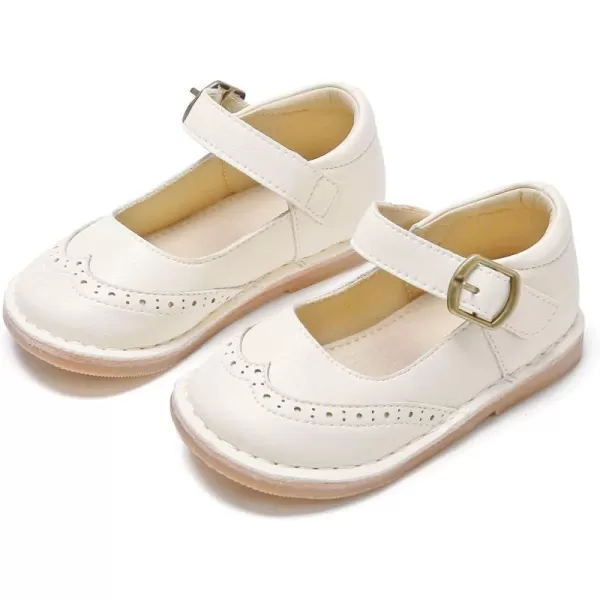 THEE BRON Girls Mary Jane Flats Toddler Kids School Uniform Party Dress ShoesA82yellow