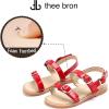 imageTHEE BRON Girls Comfort Sandals Kids Shoes Sandals Filles SandalesAa306red