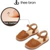 imageTHEE BRON Girls Comfort Sandals Kids Shoes Sandals Filles SandalesAa438brown