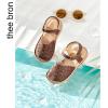 imageTHEE BRON Girls Comfort Sandals Kids Shoes Sandals Filles SandalesAa438chocolate