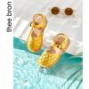 imageTHEE BRON Girls Comfort Sandals Kids Shoes Sandals Filles SandalesAa438yellow