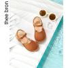 imageTHEE BRON Girls Comfort Sandals Kids Shoes Sandals Filles SandalesAa440brown