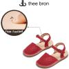 imageTHEE BRON Girls Comfort Sandals Kids Shoes Sandals Filles SandalesAa440red