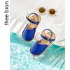 imageTHEE BRON Girls Comfort Sandals Kids Shoes Sandals Filles SandalesAa442dark Blue