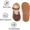imageTHEE BRON Girls Comfort Sandals Kids Shoes Sandals Filles SandalesAa442dark Brown