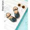 imageTHEE BRON Girls Comfort Sandals Kids Shoes Sandals Filles SandalesAa442dark Green