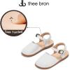 imageTHEE BRON Girls Comfort Sandals Kids Shoes Sandals Filles SandalesAa442white