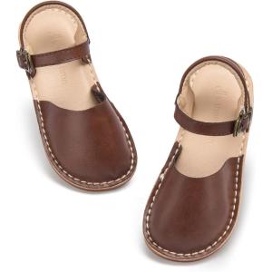 imageTHEE BRON Girls Comfort Sandals Kids Shoes Sandals Filles SandalesAa442dark Brown