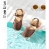 imageTHEE BRON Girls Sandals Toddler Summer Dress ShoesAa426chocolate