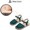 imageTHEE BRON Girls Sandals Toddler Summer Dress ShoesAa430green