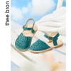 imageTHEE BRON Girls Sandals Toddler Summer Dress ShoesAa430green