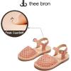 imageTHEE BRON Girls Sandals Toddler Summer Dress ShoesAa432brown