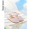 imageTHEE BRON Girls Sandals Toddler Summer Dress ShoesAa432purple